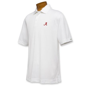 Alabama Crimson Tide Men's CB DryTec Championship Polo - White